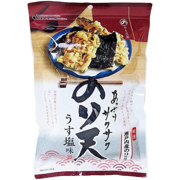 25.79Daiko Noriten-Chips de Tempura de algas marinas ligeramente saladas  Nori paquete de 10